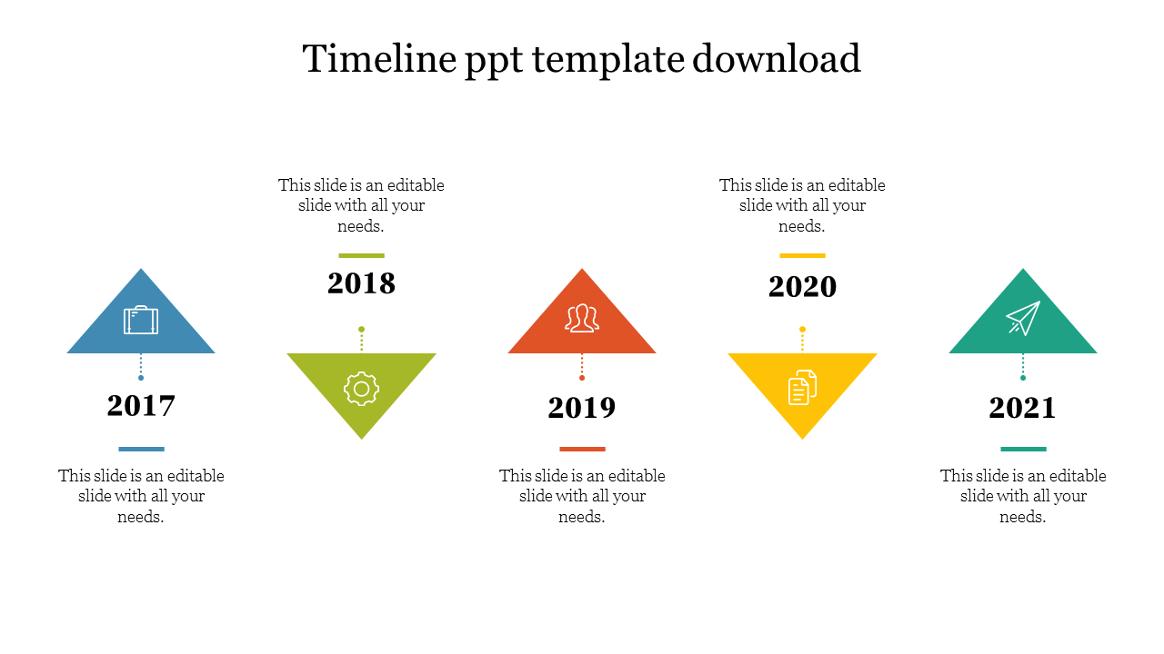 timeline ppt template download